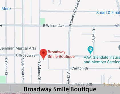 Map image for ClearCorrect Braces in Glendale, CA